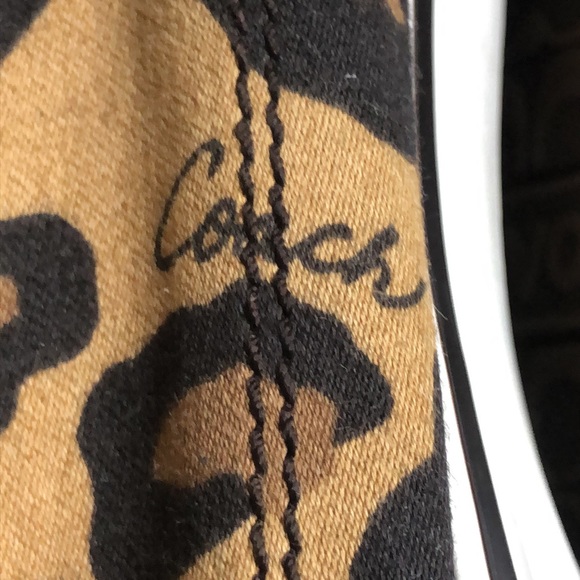 COACH Kira Animal Leopard Print Designer Sneakers Cheetah Women's Size 9 1/2B - Picture 4 of 16